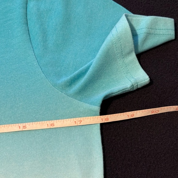 Abercrombie Kids Polo- Ombré Green and White- Size 13/14 - Picture 11 of 15